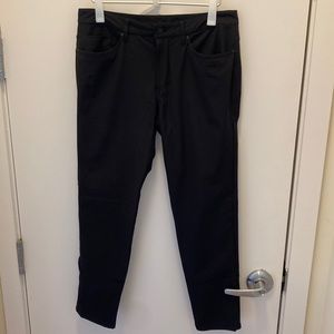 Lululemon black 33x32 slim abc pant. Good shape